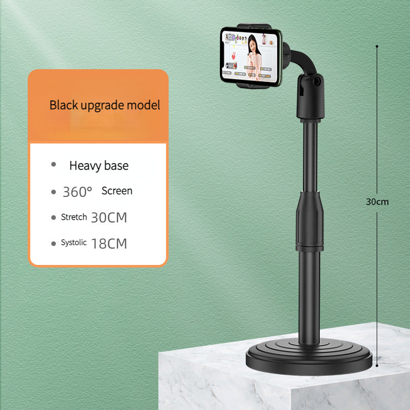 Lazy telescopic disc phone holder