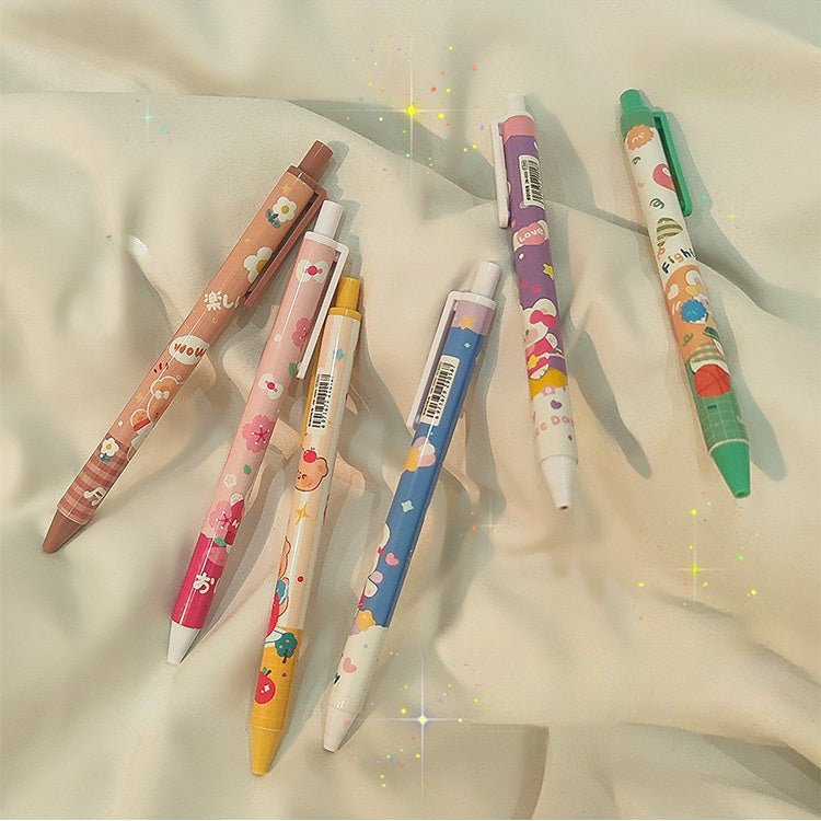 Cartoon unisex pen 0.5mm (6pcs/box)