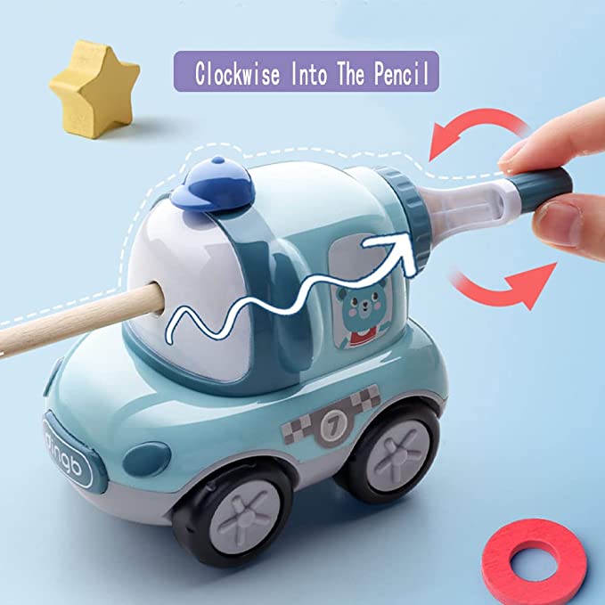 Cute cartoon car pencil sharpener