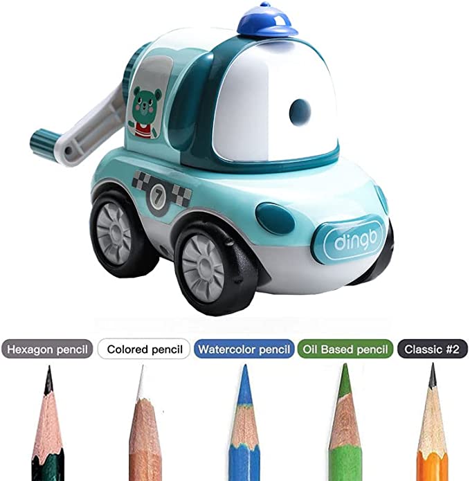 Cute cartoon car pencil sharpener