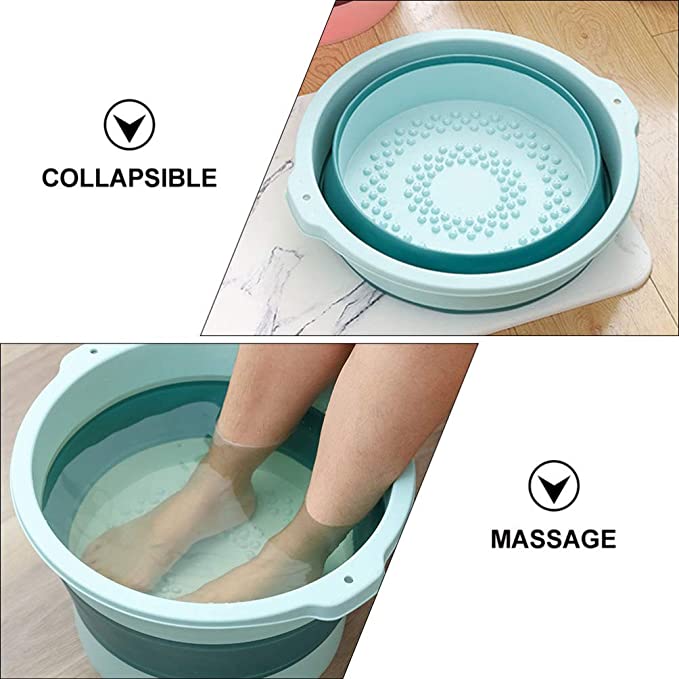 Portable foldable foot soaking bucket