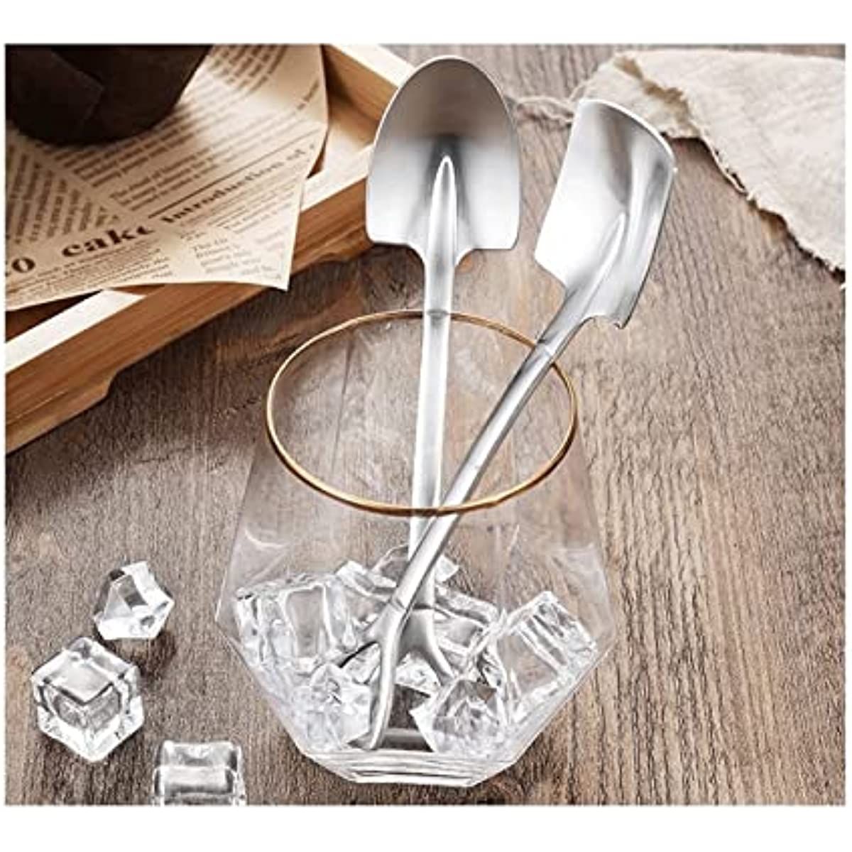 Thickened stainless steel spatula spoon (10 pieces/set)