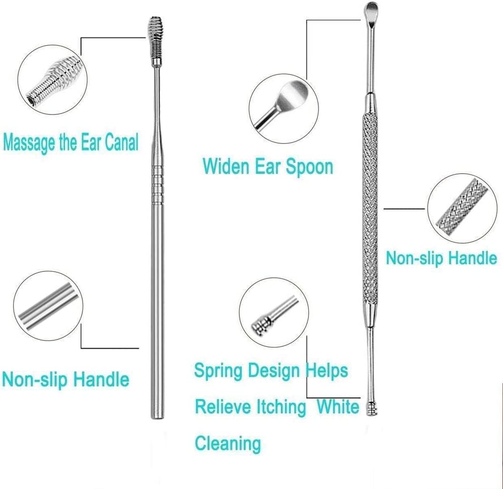 Stainless steel ear spoon 7-piece set