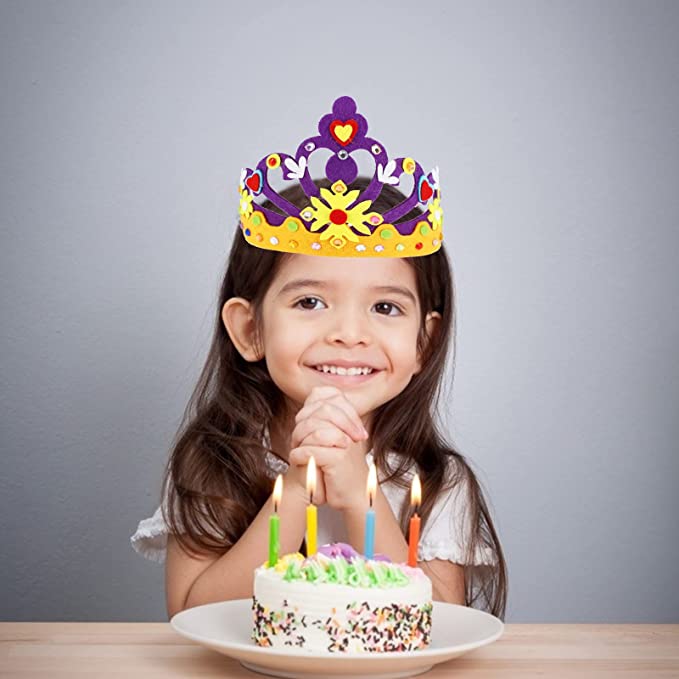 DIY handmade non-woven crown hairband creative birthday hat