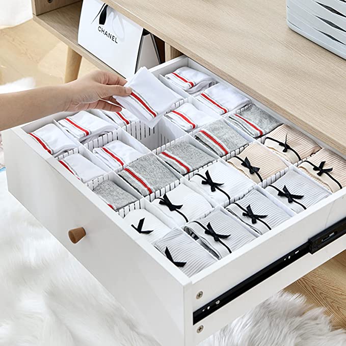 Adjustable Drawer Divider（4 pieces/pack）