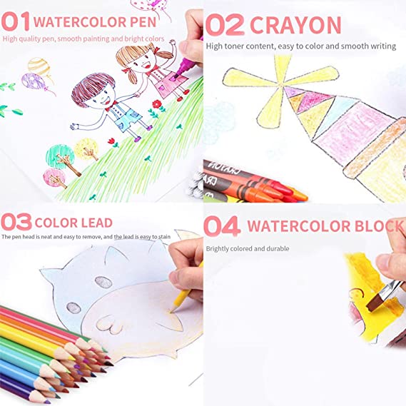 208 pieces art color pen gift set