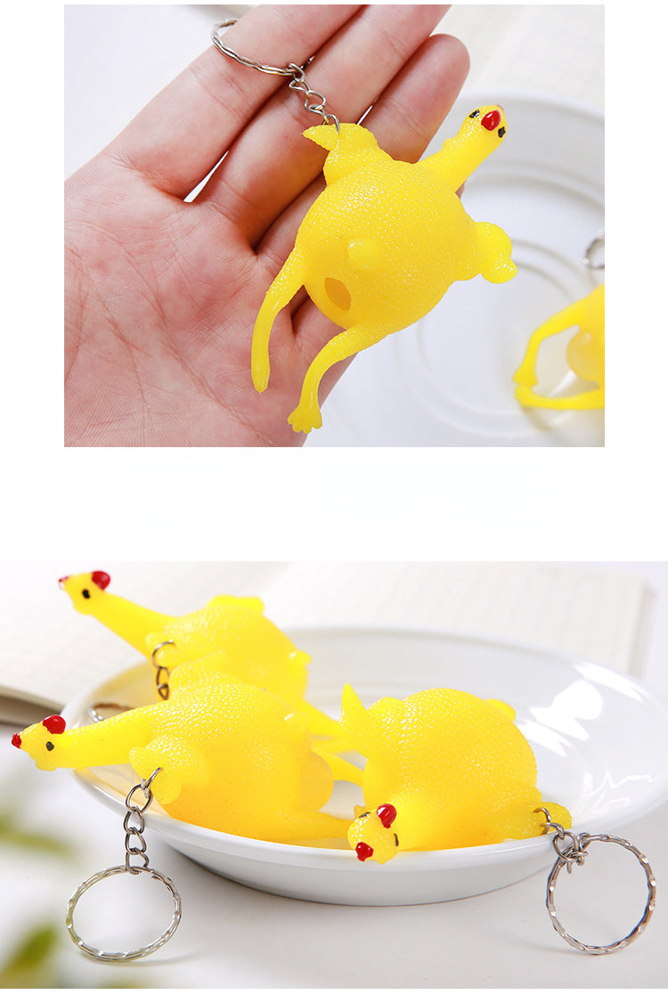 Decompression creative egg-laying chicken toys