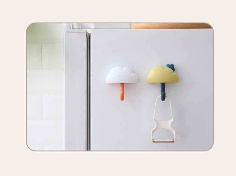 Cute clouds creative load-bearing non-marking hooks