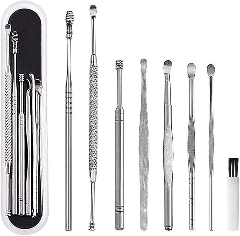 Stainless steel ear spoon 7-piece set