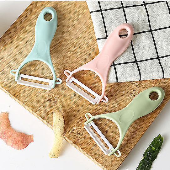 Kitchen Gadget Ceramic Peeler (Set of 3 colours)