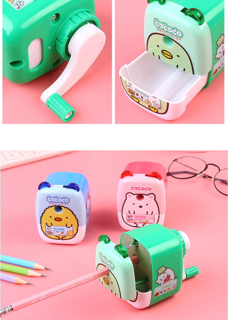 Cute cartoon animal pencil sharpener