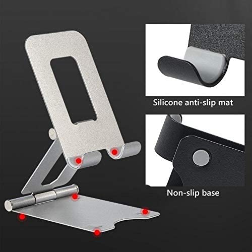 Metal cell phone folding lazy bracket