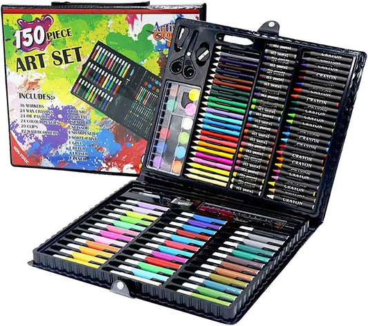 150 Sets of Children's Watercolor Pens, Brush Set Gift Boxes, Painting Kits for Artists and Beginner Painters