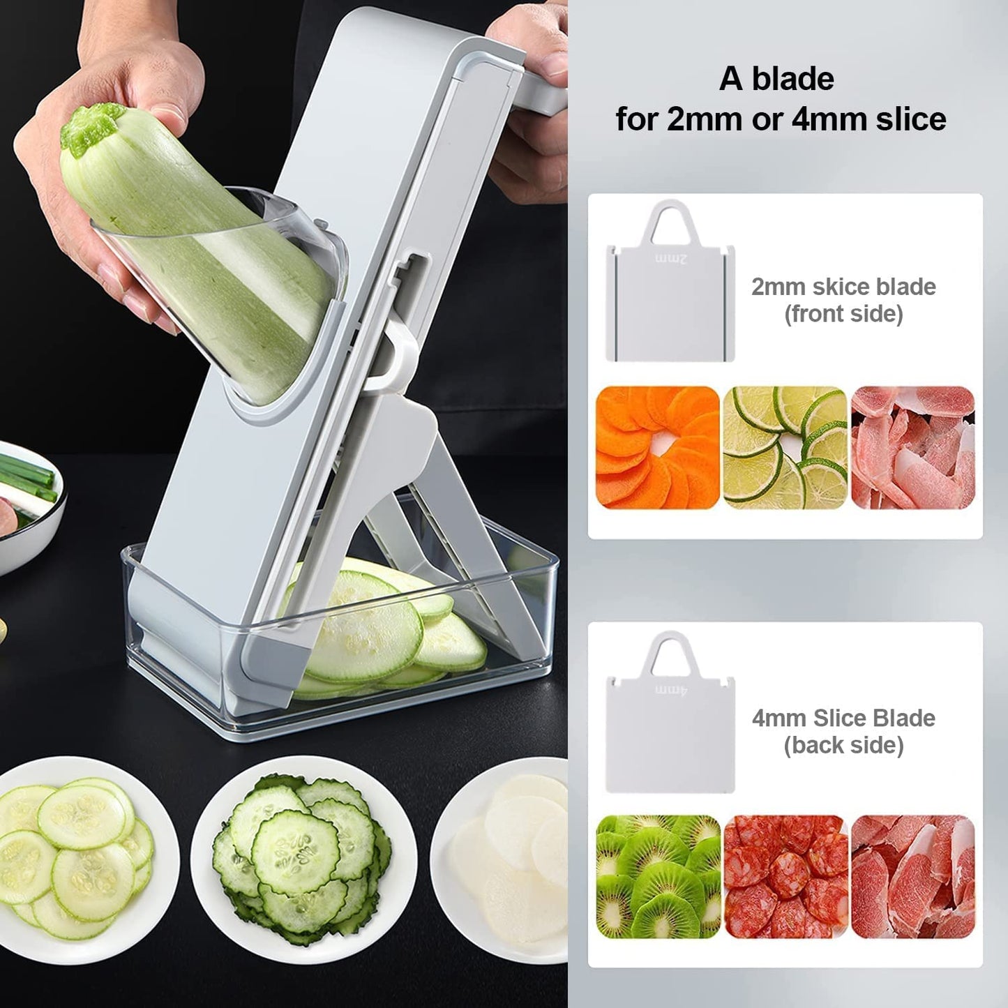 Multifunctional shredder vegetable frozen meat cutter