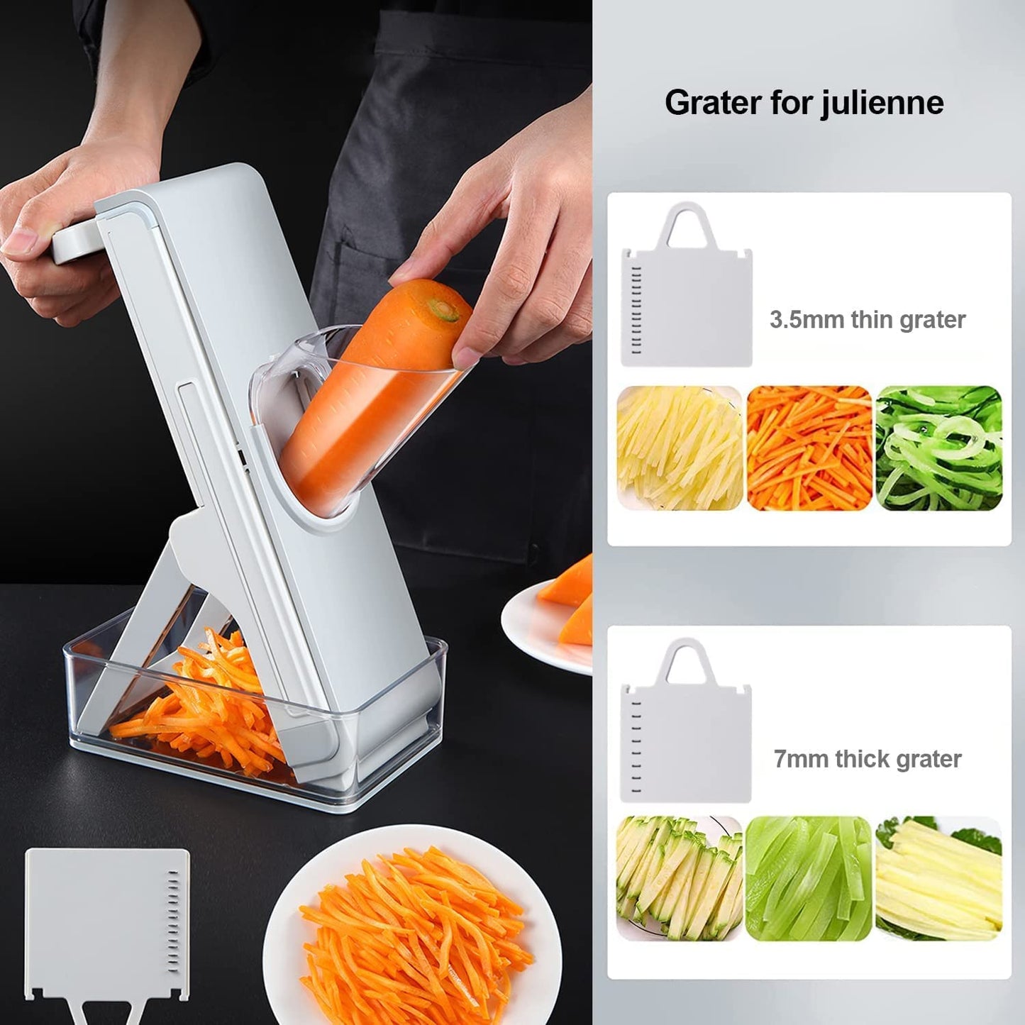 Multifunctional shredder vegetable frozen meat cutter