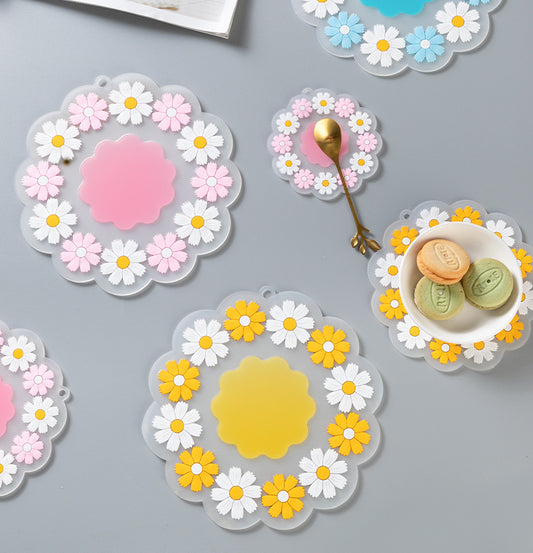 Little Daisy Silicone Insulated Placemats (Set of 3)