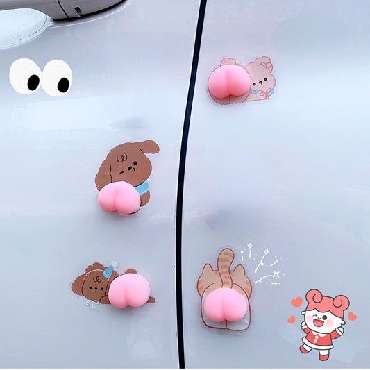 Cute silicone bumper stickers