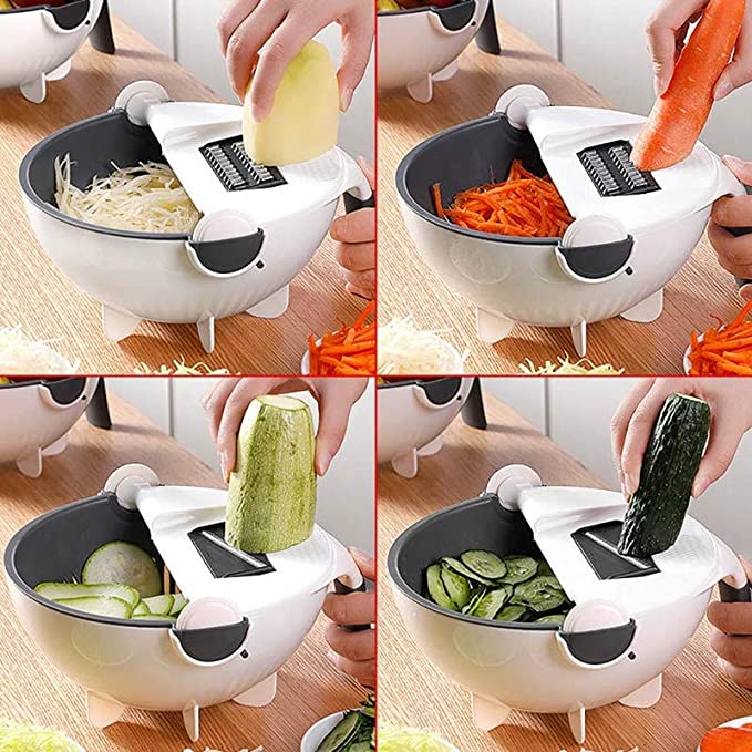 Multifunctional shredder vegetable slicer