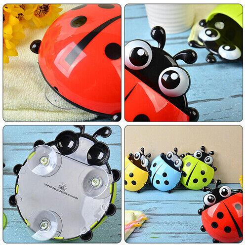 Ladybug toothbrush holder