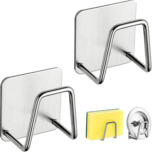 Stainless steel sink storage hook 2pcs