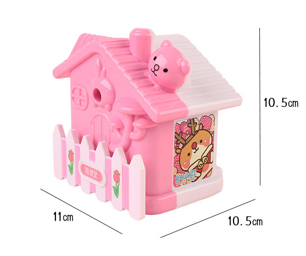 Creative little house shaped pencil sharpener for kids