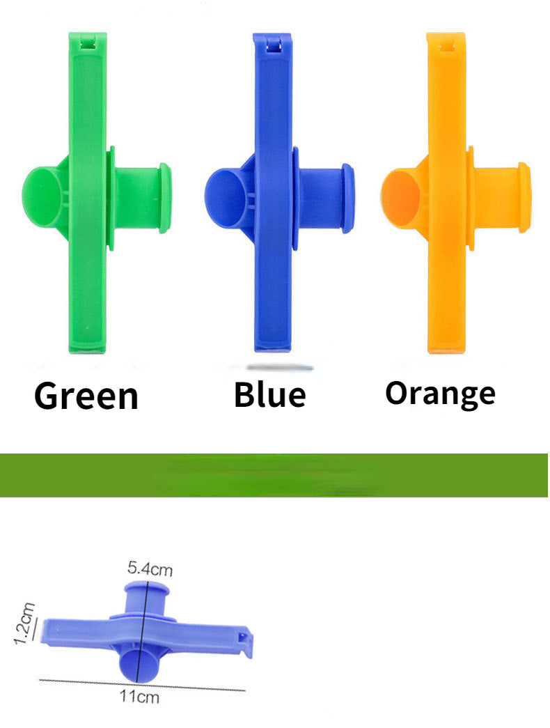 Moisture-proof spout sealing snack clips (3 colors / set)