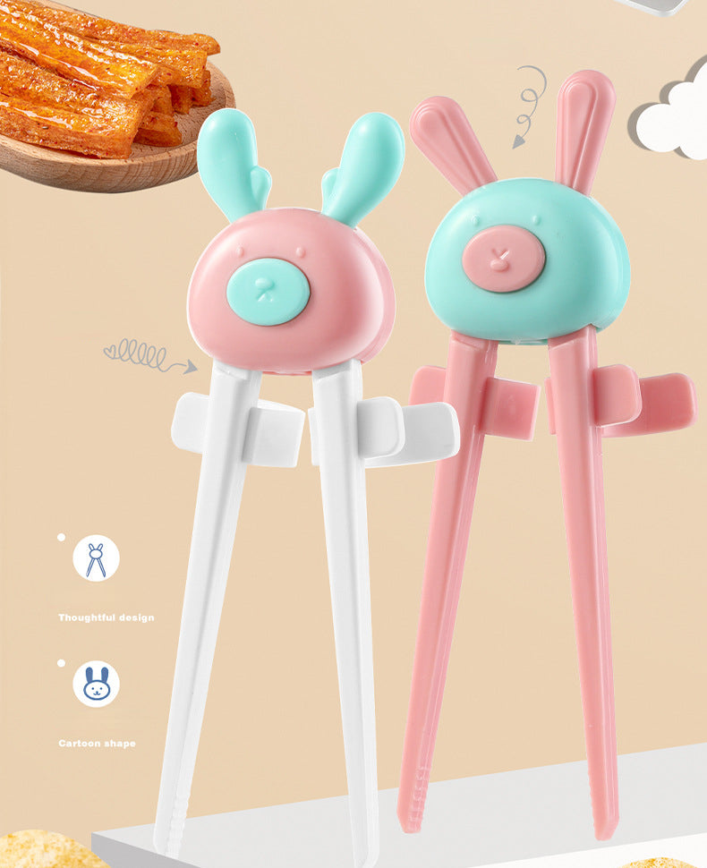 Cartoon lazy person snack finger chopsticks