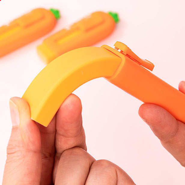 Carrot Push-Pull Pencil Eraser