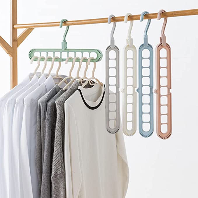 Nine holes magic drying rack (2pcs / color random)