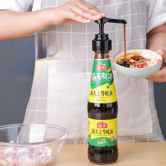 Oyster sauce bottle pressure nozzle pump head