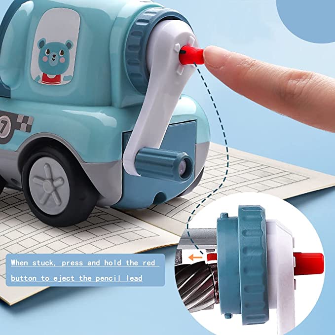 Cute cartoon car pencil sharpener