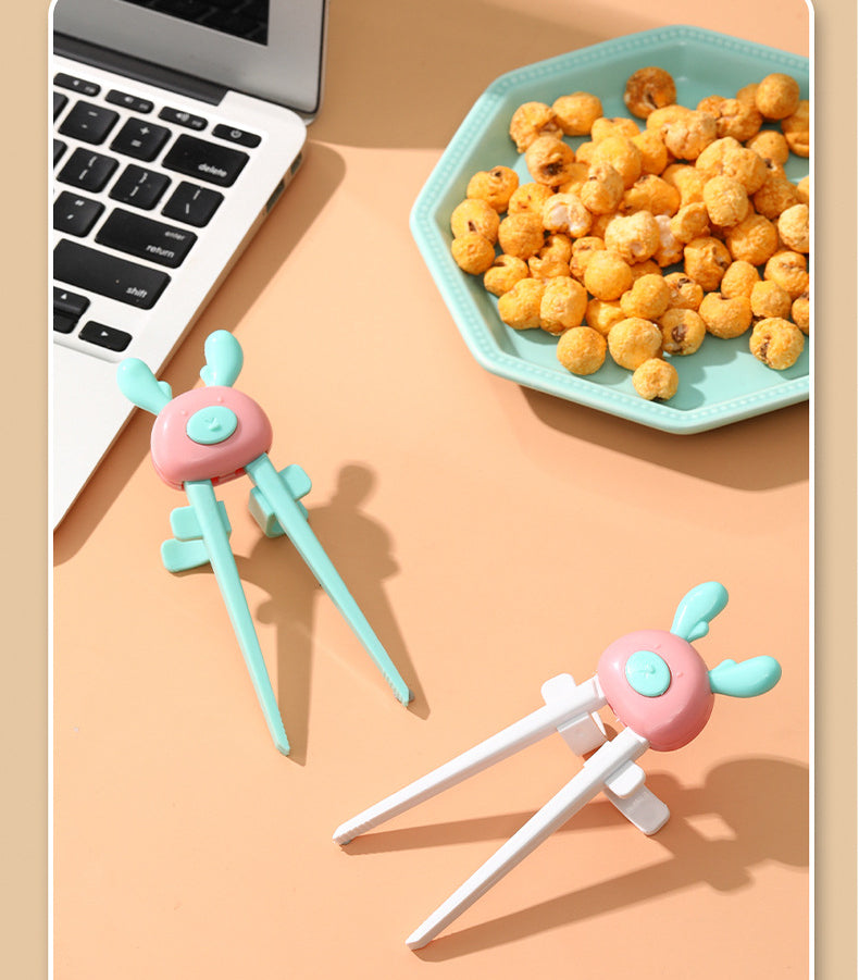 Cartoon lazy person snack finger chopsticks