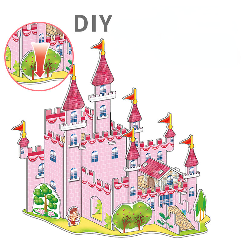 Children's Puzzles Early Learning Educational Toys Paper 3D Puzzles