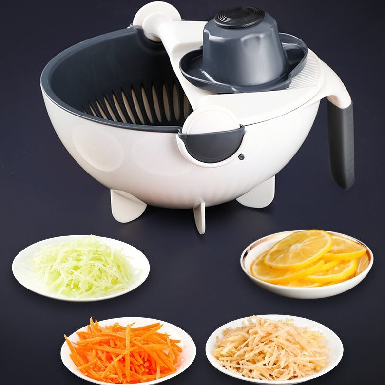 Multifunctional shredder vegetable slicer