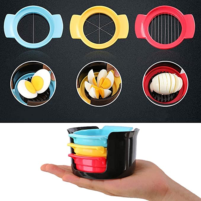 3 in 1ABS kitchen gadget egg cutter