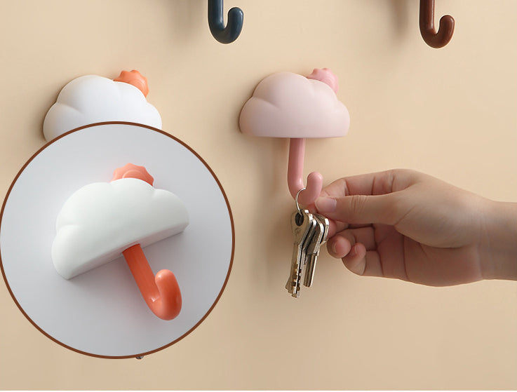 Cute clouds creative load-bearing non-marking hooks