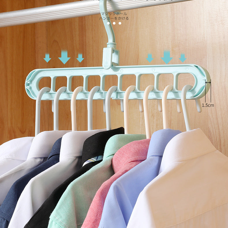 Nine holes magic drying rack (2pcs / color random)