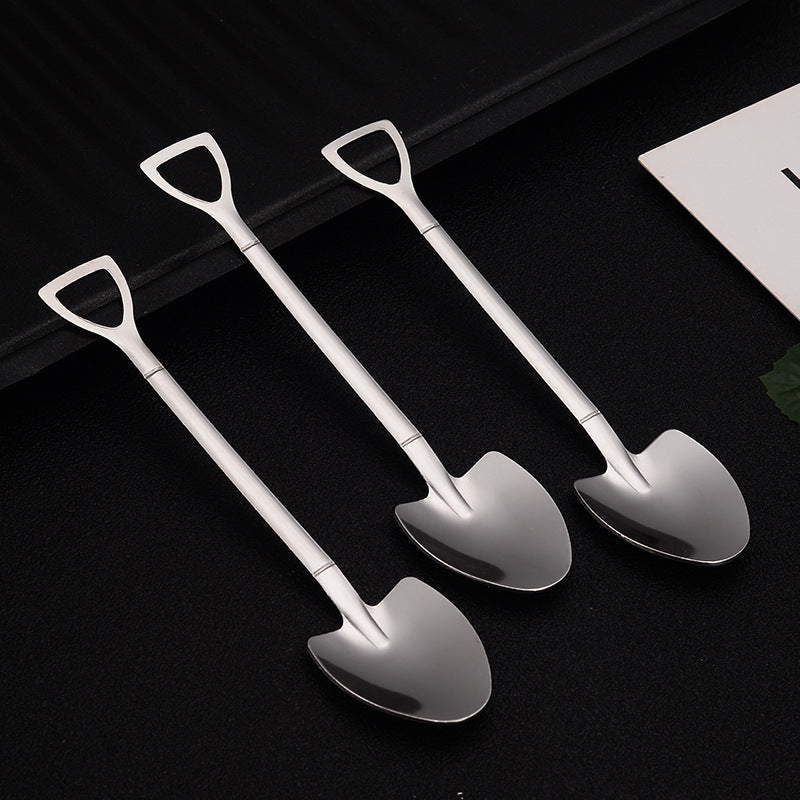 Thickened stainless steel spatula spoon (10 pieces/set)