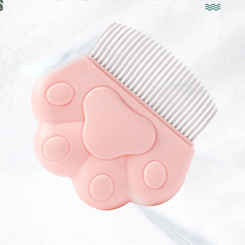 Cat paw massage hair removal comb