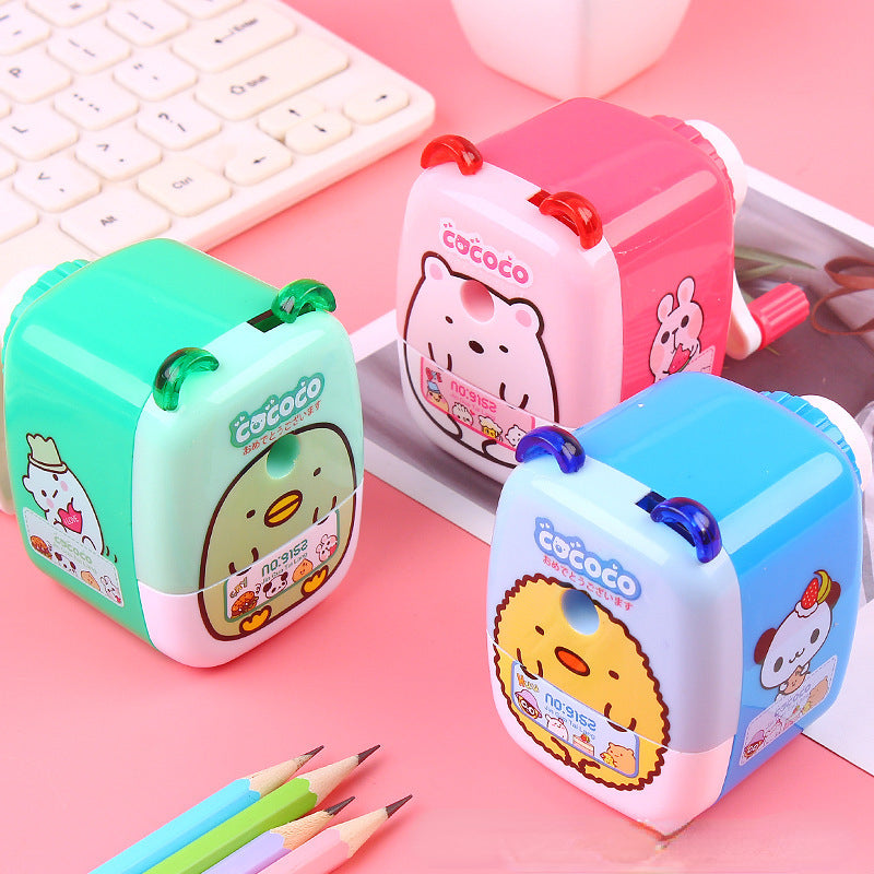 Cute cartoon animal pencil sharpener