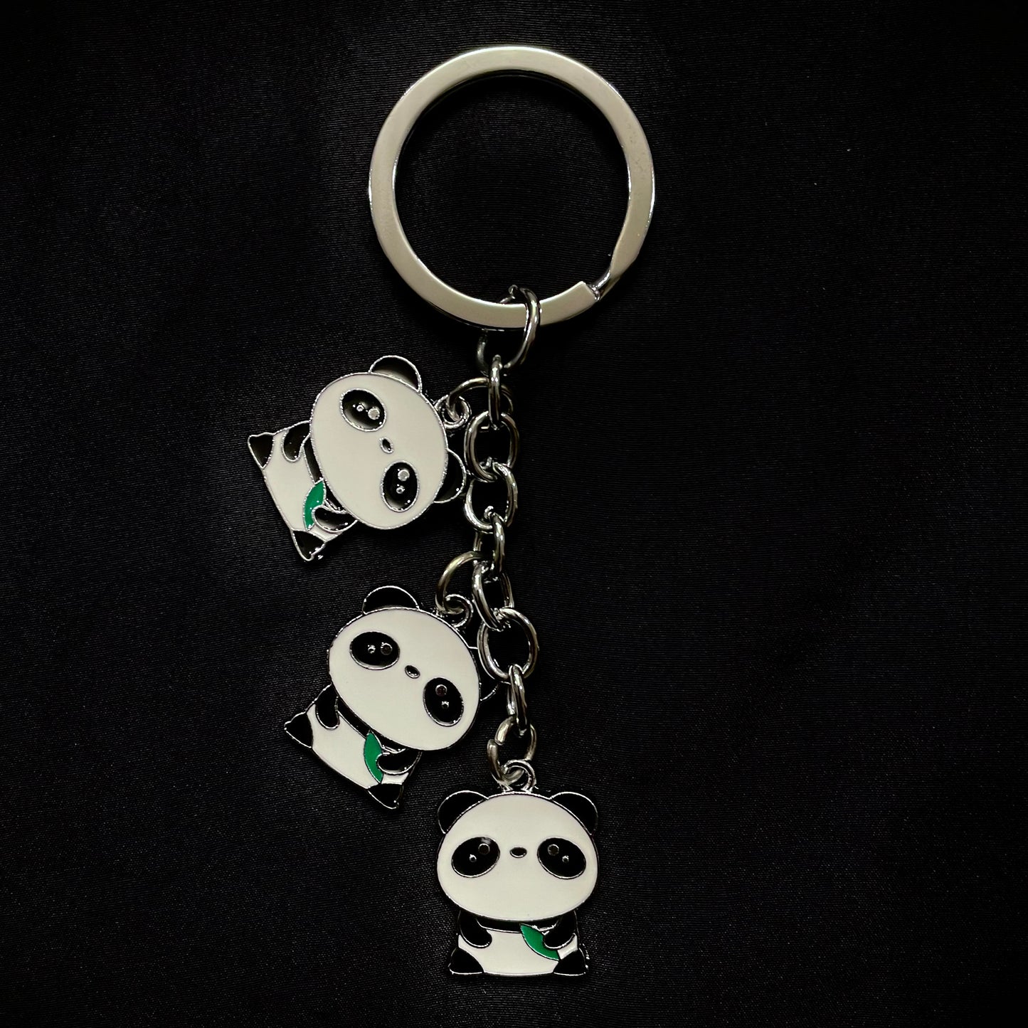 Chinese Style Keychain: Panda and Bamboo