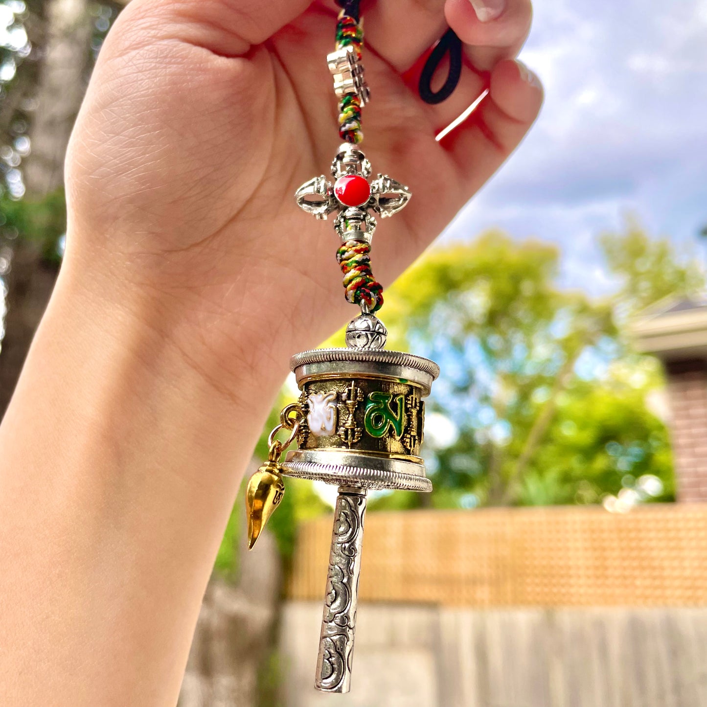 Tibetan Buddhist Pendant Praying Ornaments