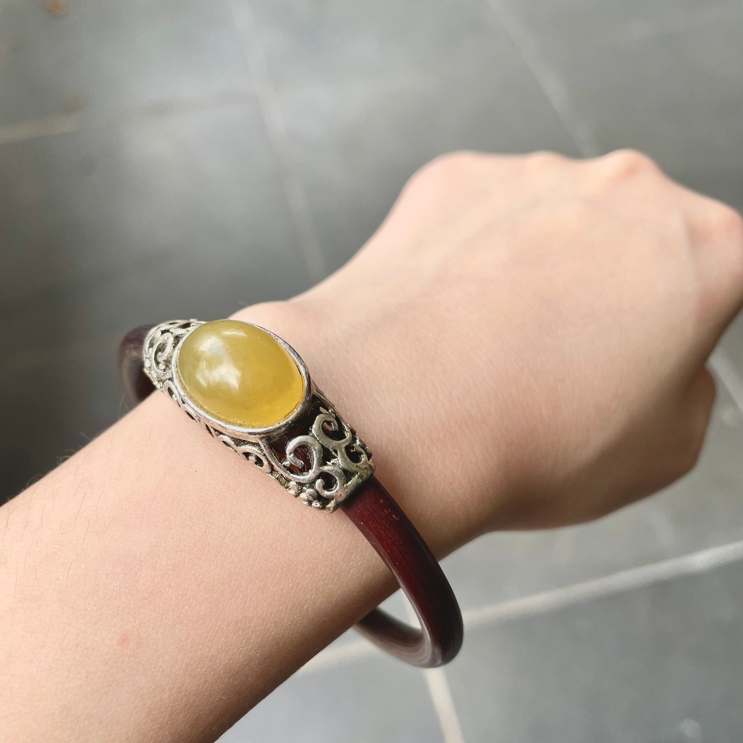 Caulis Spatholobi Bracelet Traditional Tibetan ornaments