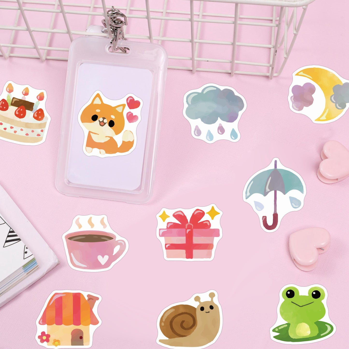 Cute little animal celebration stickers (40pcs)