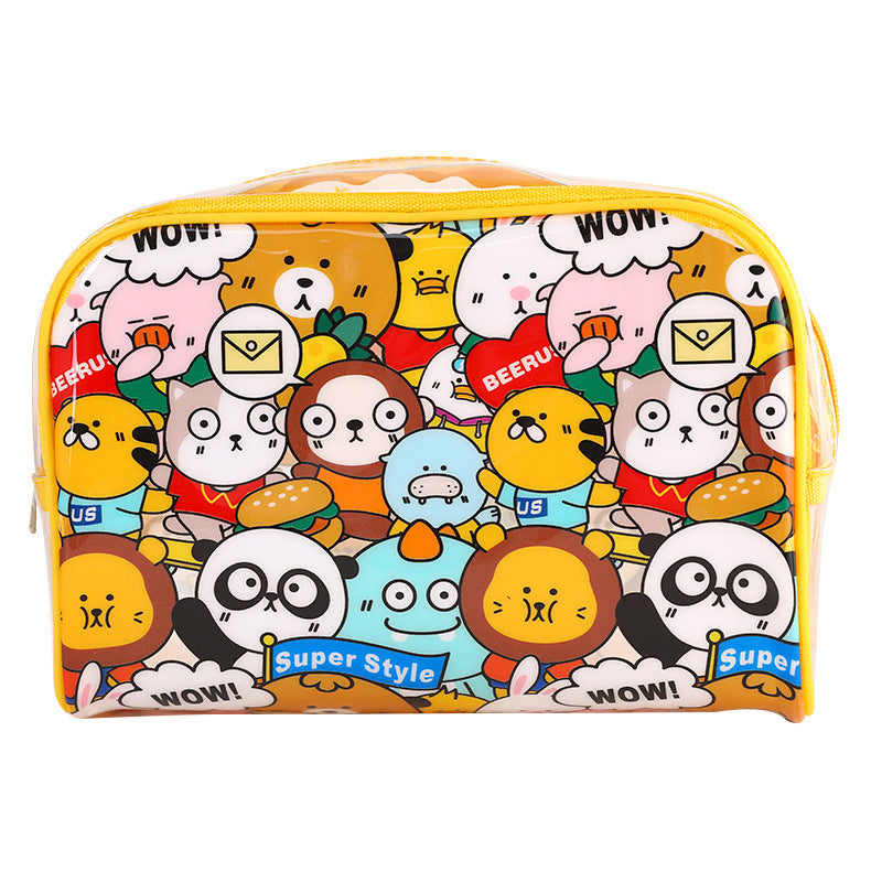 Cartoon thickened waterproof storage bag