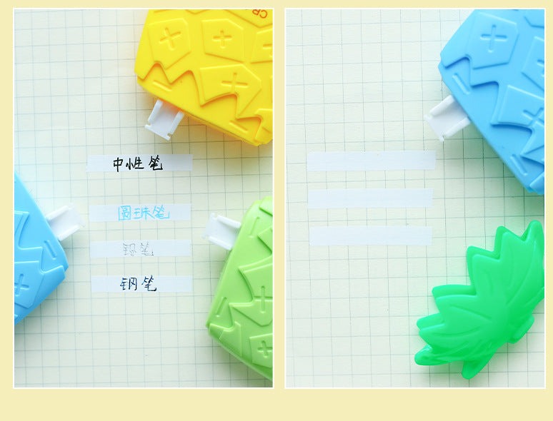 Creative cute pineapple correction tape