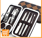 Beauty scissors manicure knife seven-piece set