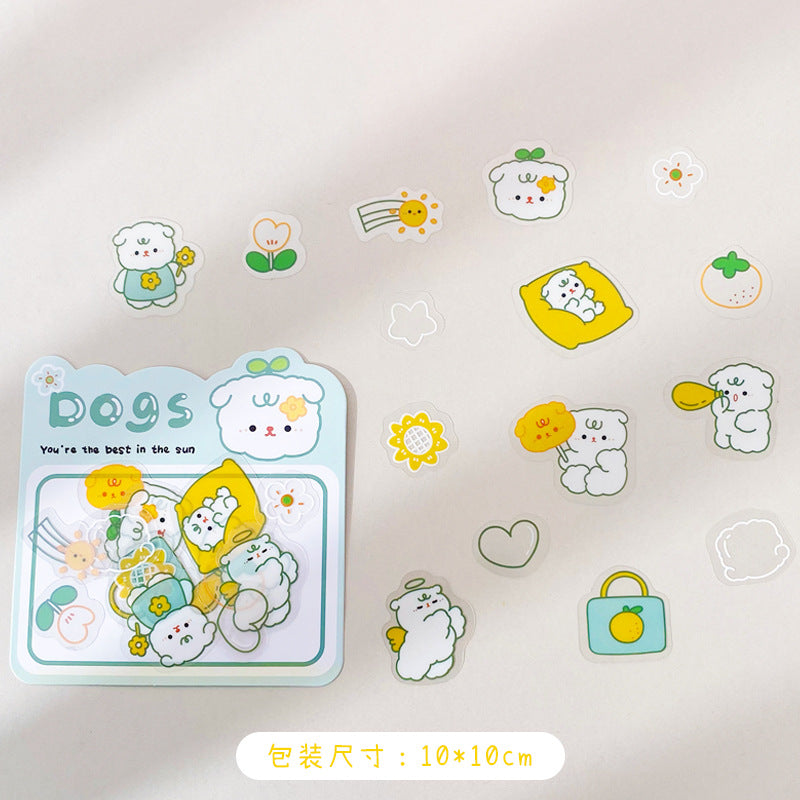 Cute little animal stickers