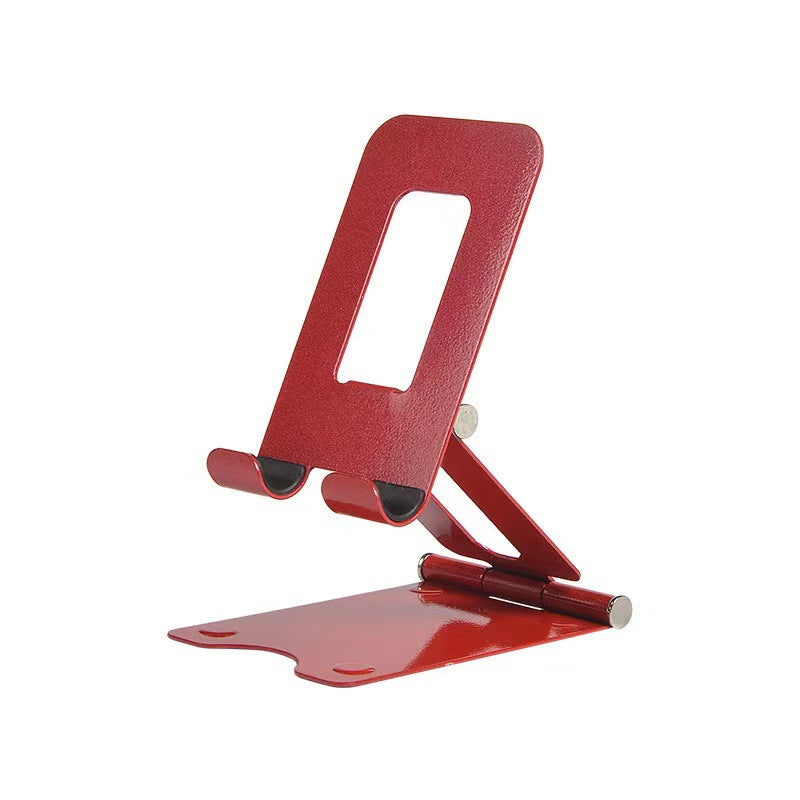 Metal cell phone folding lazy bracket