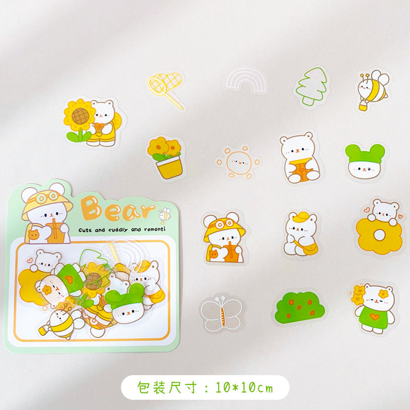 Cute little animal stickers